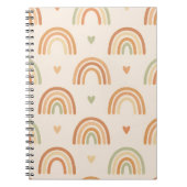 Carnet Boho Rainbow Spiral Notebook (Devant)