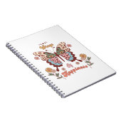 Carnet Boho Retro Butterfly Wings (Côté Droit)