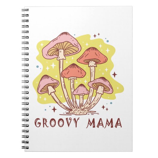 Carnet Boho Retro Super Mama (Devant)
