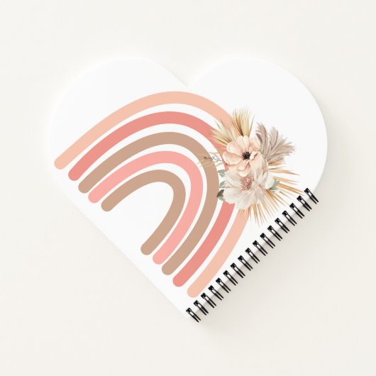 Carnet Boho rose pâle (Dos)