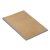 Carnet Boho rustique Kraft simple et élégant (Côté Droit)