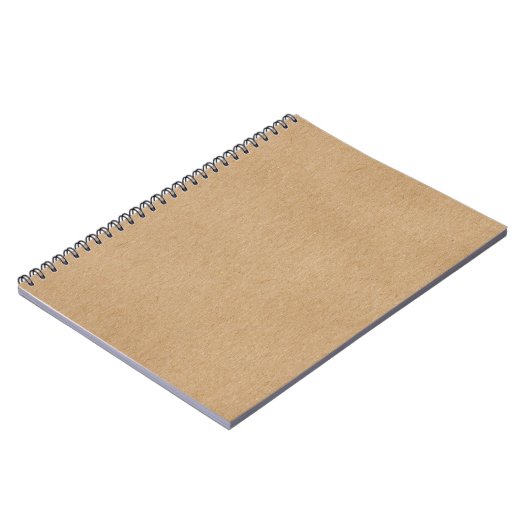 Carnet Boho rustique Kraft simple et élégant (Côté gauche)