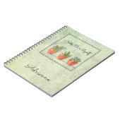 Carnet Boho Sud-Ouest Succulents Notes Pour Moi (Côté gauche)
