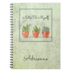 Carnet Boho Sud-Ouest Succulents Notes Pour Moi