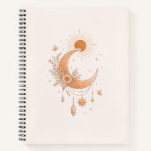 Carnet Boho Sun & Moon Deluxe Notebook (Devant)