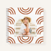 Carnet Boho Terracotta Rainbow Photo (Devant)