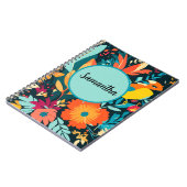 Carnet Boho Tropical Spiral Notebook, Samantha Boho  (Côté gauche)