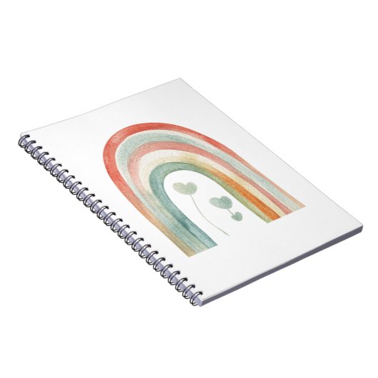 Carnet Boho Watercolor Rainbow (Côté Droit)