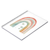 Carnet Boho Watercolor Rainbow (Côté gauche)