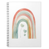 Carnet Boho Watercolor Rainbow (Devant)