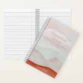 Carnet Boho Watercolor Rental Guest Book (À l'intérieur)