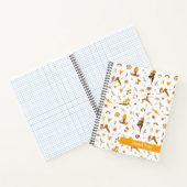 Carnet Boho Yoga Girl Nom personnalisé (Intérieur)