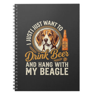 Carnet Boire Bière Beagle Chien Bière Artisanale Bouteill