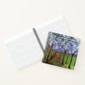 Carnet Bois bleu d'automne (Intérieur)