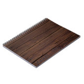 Carnet Bois Brown foncé rustique clôture en bois Style ch (Côté gauche)