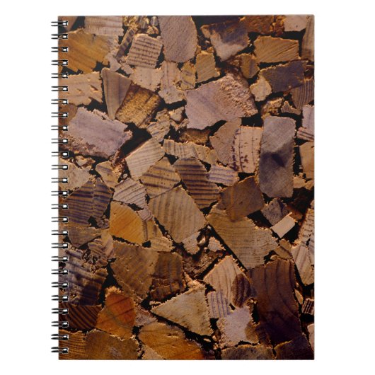 Carnet Bois | cabine rustique | grain de bois | arbre (Devant)