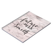 Carnet Bois d'arbre de bouleau blanc Grange rustique Futu (Côté gauche)