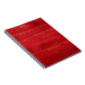 Carnet Bois de fond rouge, arrière - plan, texture, rusti (Côté Droit)