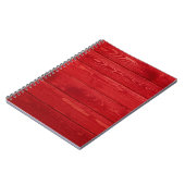 Carnet Bois de fond rouge, arrière - plan, texture, rusti (Côté gauche)