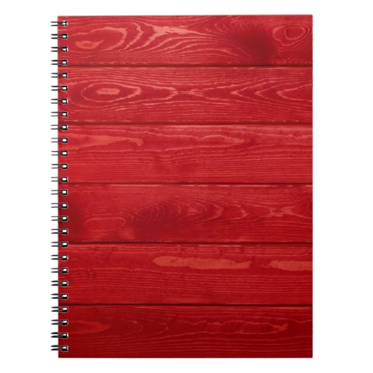 Carnet Bois de fond rouge, arrière - plan, texture, rusti (Devant)