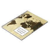 Carnet Bois de rose et monde bouclé Map.jpg de Rio (Côté gauche)