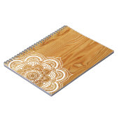 Carnet Bois et mandala (Côté gauche)