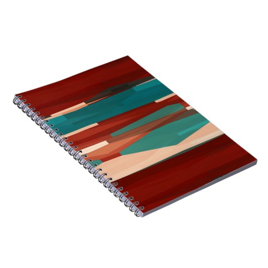 Carnet Bois et turquoise (Côté Droit)