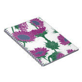 Carnet Bois Imprimer tournesol rose (Côté Droit)