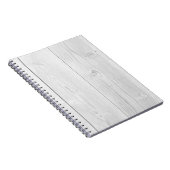 Carnet Bois peint blanc texture brillante (Côté Droit)