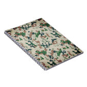 Carnet Bois pixel Terre  (Côté Droit)