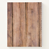 Carnet Bois rustique fait maison avec recettes d'amour Li (Dos)