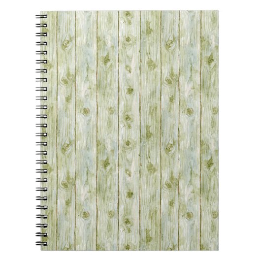 Carnet Bois Vert Faux (Devant)