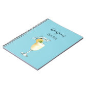 Carnet Boisson Blue Bonjour Happy Hour (Côté gauche)