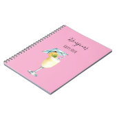 Carnet Boisson Bonjour Happy Hour rose (Côté gauche)