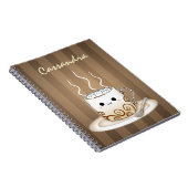 Carnet Boisson chaude de cacao de kawaii mignon (Côté Droit)