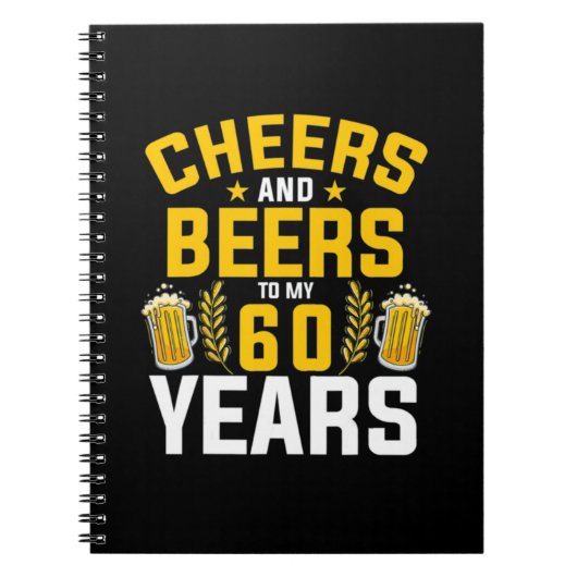 Carnet Boisson De Bières Bravo Et Bières À Mon 60 Ans De (Devant)