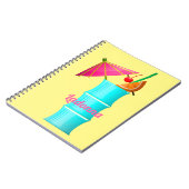 Carnet Boisson tropicale boisson colorée été cocktail haw (Côté gauche)