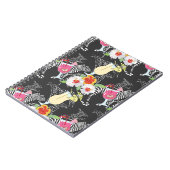 Carnet Boissons tropicales avec des animaux (Côté gauche)