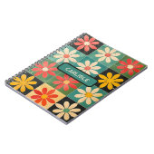 Carnet Boîte à Fleurs Super rétro Motif Rose Jaune Faisy (Côté gauche)