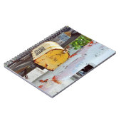 Carnet Boîte aux lettres rustique jaune (Côté gauche)