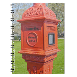 Carnet Boîte d'alarme incendie