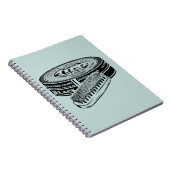 Carnet Boite de cirage à chaussures noires (Côté Droit)