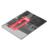 Carnet Boîte de Phonebox Rouge Londres (Côté gauche)