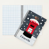 Carnet Boîte postale de Noël personnalisée & Robin Noteb (À l'intérieur)