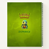 Carnet Boîte Tortue Mignonne Tortue de Jungle Bienvenue A (Dos)
