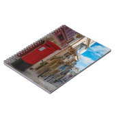 Carnet Boîte vintage rouge à Malte (Côté gauche)