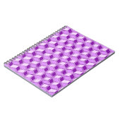 Carnet Boîtes 3D Chrome - violet pourpre (Côté gauche)