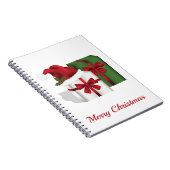 Carnet Boîtes Cadeaux Blanches Et Vertes Avec Chapeau De  (Côté Droit)