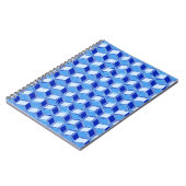 Carnet Boîtes Chrome 3-d - bleu cobalt (Côté gauche)