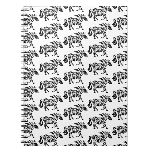 Carnet Boîtier Abstrait de cheval de course (Devant)